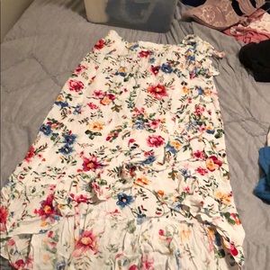 🌻 Floral Wrap Skirt